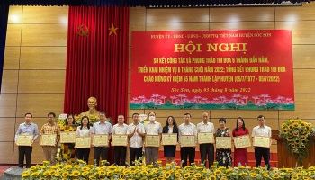 Công ty Cổ phần Miza vinh dự nhận bằng khen của UNBD Huyện Sóc Sơn – Hà Nội