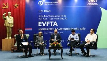 Chủ tịch VCCI: Cùng nắm tay nhau vun xới 'cây đời xanh tươi' EVFTA