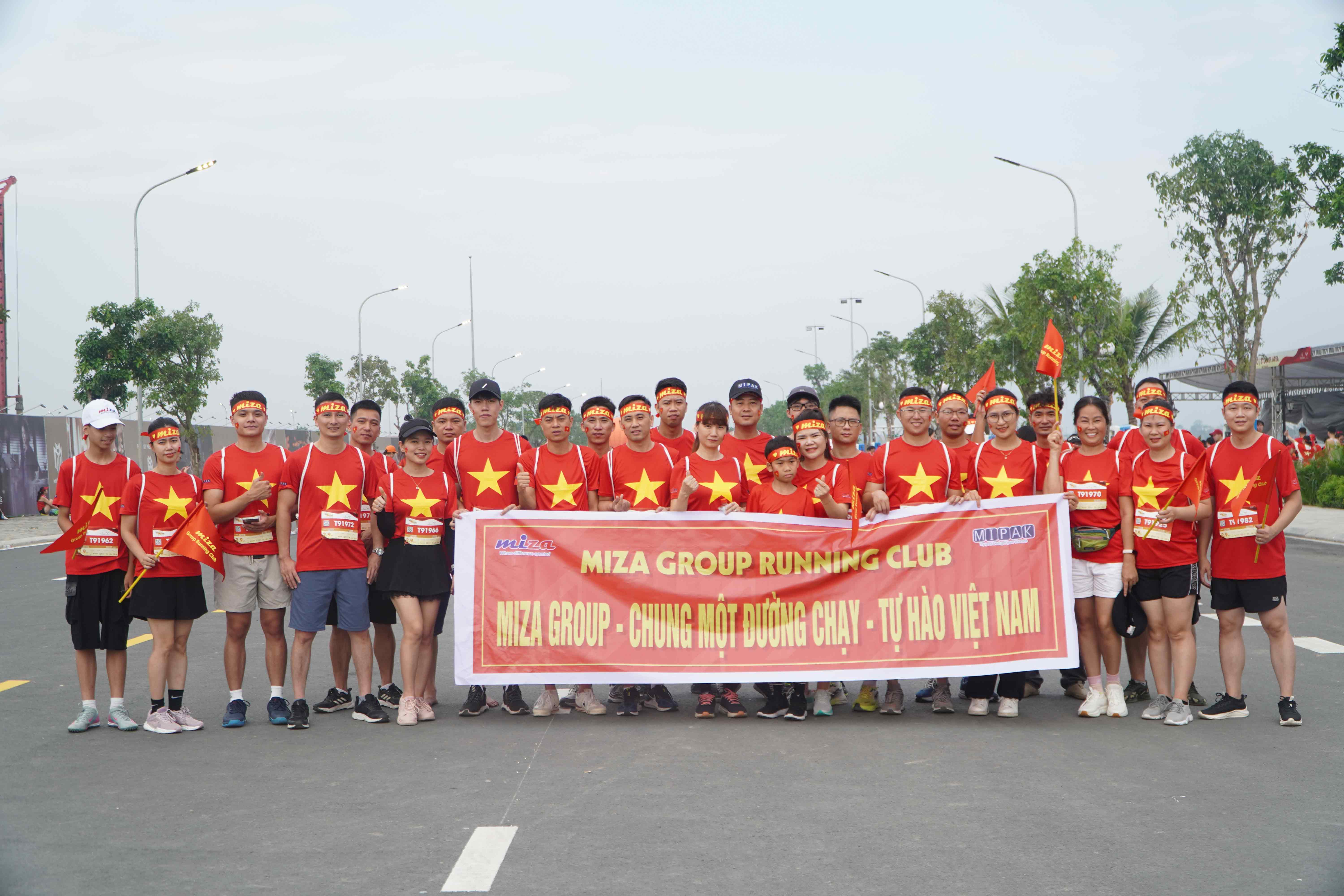 MIZA GROUP RUNNING CLUB – CHUNG MỘT ĐƯỜNG CHẠY, TỰ HÀO VIỆT NAM